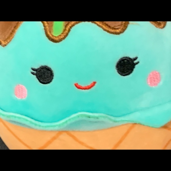 Kellytoy Squishmallow Maya Mint Ice Cream Sundae Plush Toy Stuffed Animal 5” - Picture 5 of 9